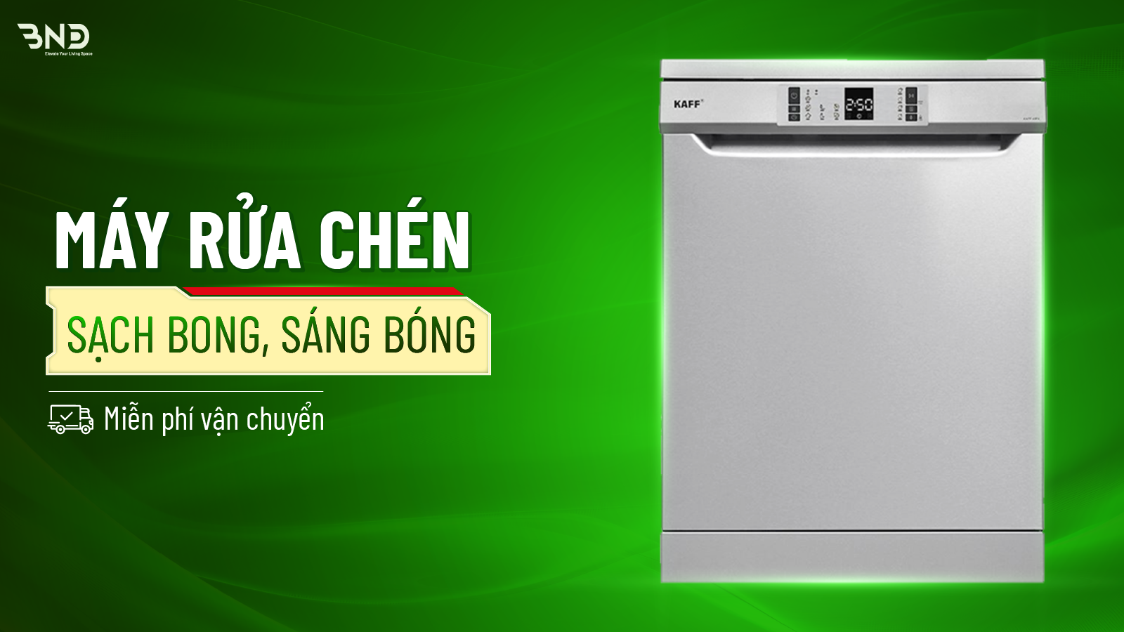 Banner máy rửa chén