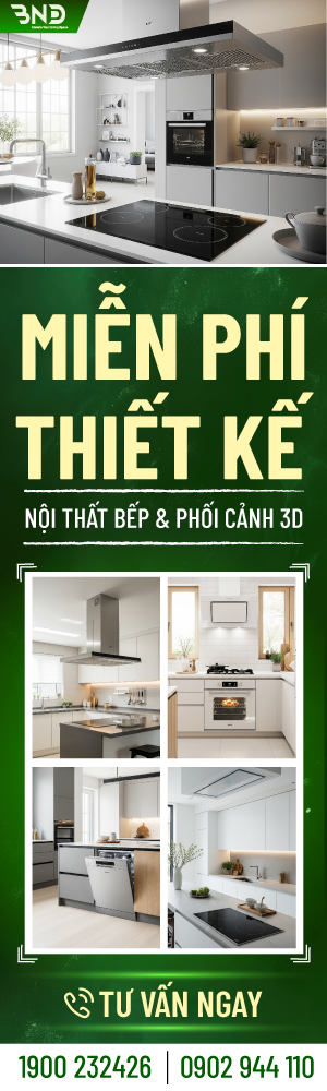 Thiết kế nội thất bếp miễn phí
