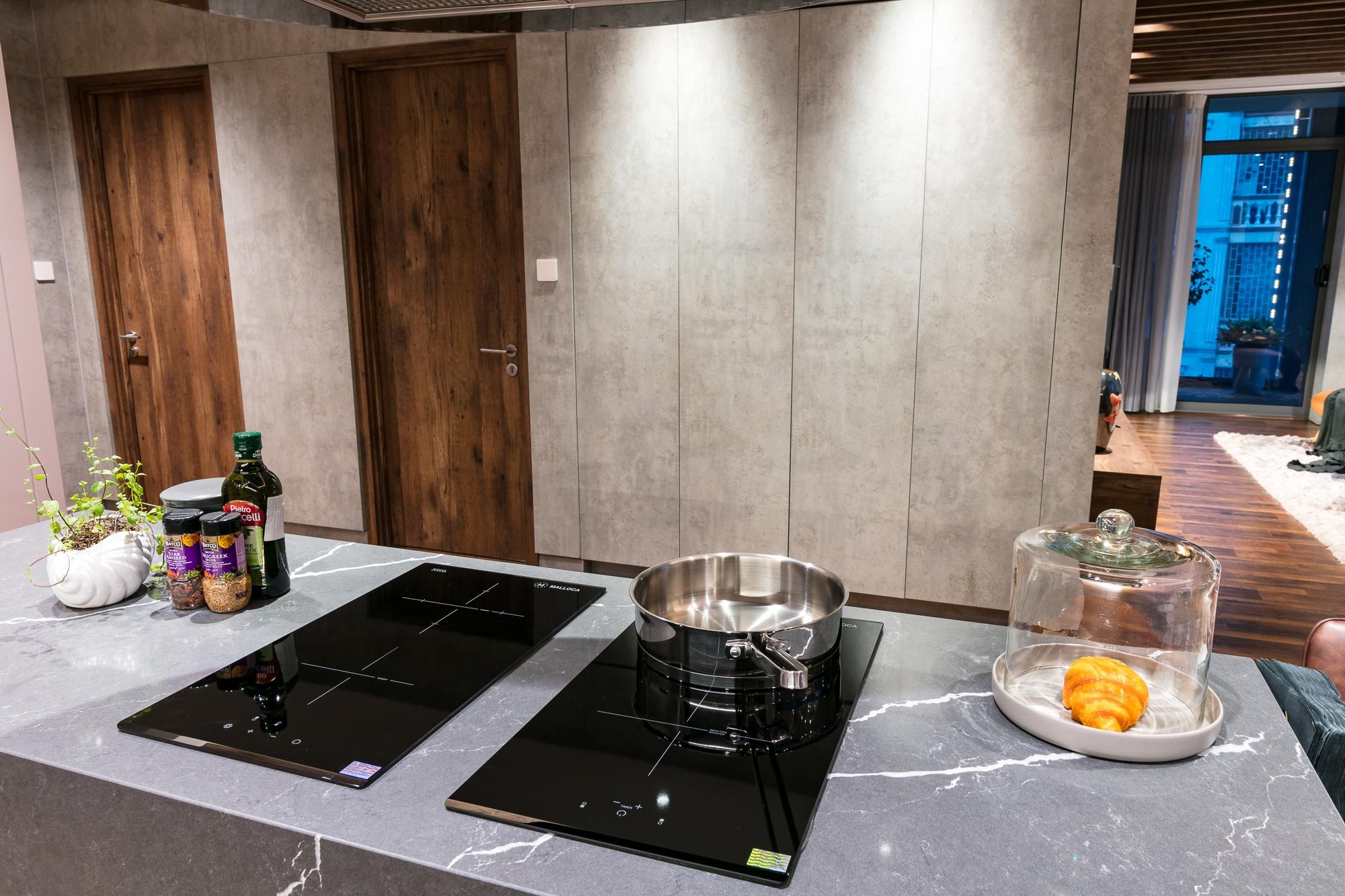 Bếp Domino Malloca 1