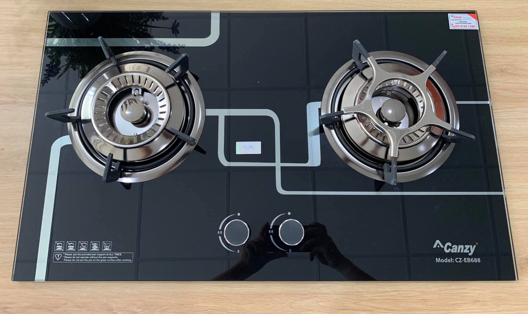 Bếp gas CANZY chính hãng giá tốt tại Siêu Thị Bếp BND 2