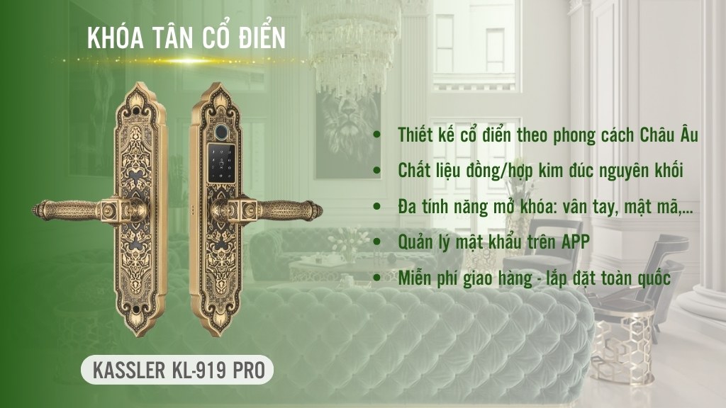 Khóa điện tử - khóa thông minh chính hãng tại Siêu Thị Bếp BND 1