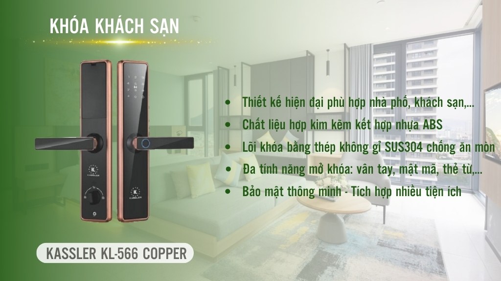 Khóa điện tử - khóa thông minh chính hãng tại Siêu Thị Bếp BND 2