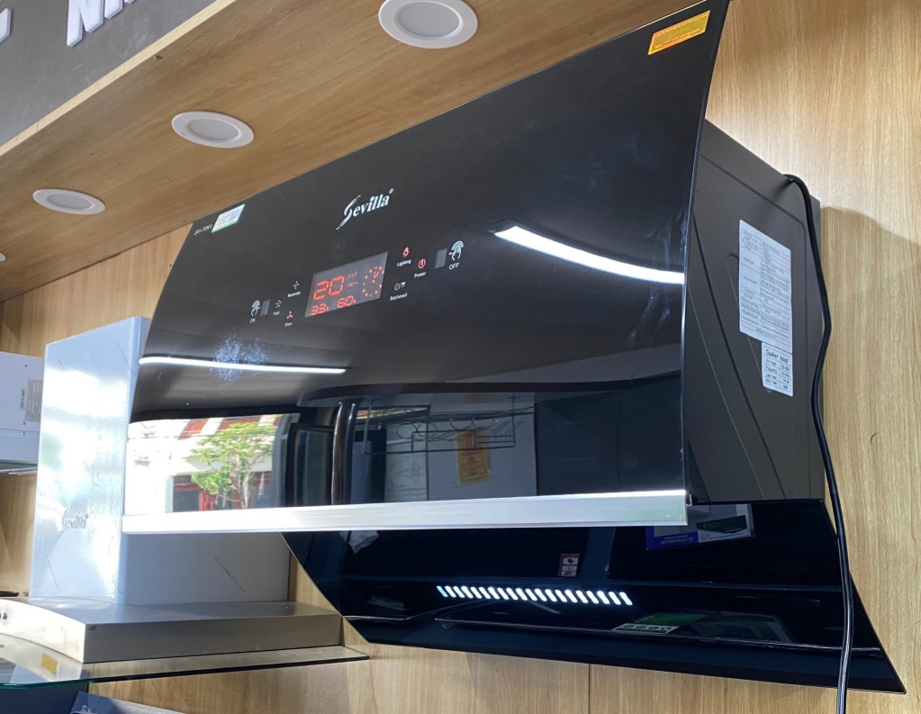 Máy hút mùi kính vát 2