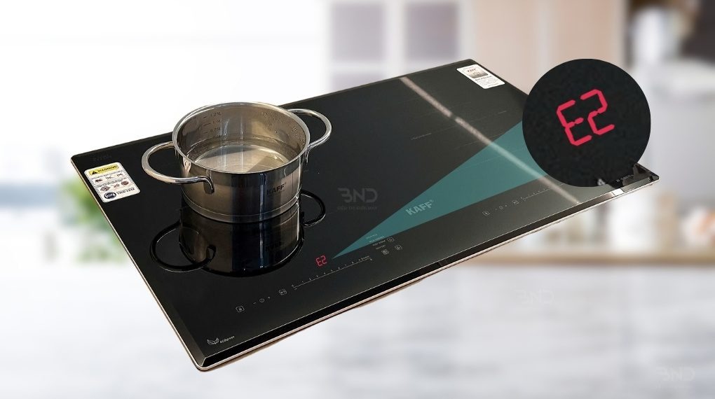 Bếp hồng ngoại báo lỗi E2 1