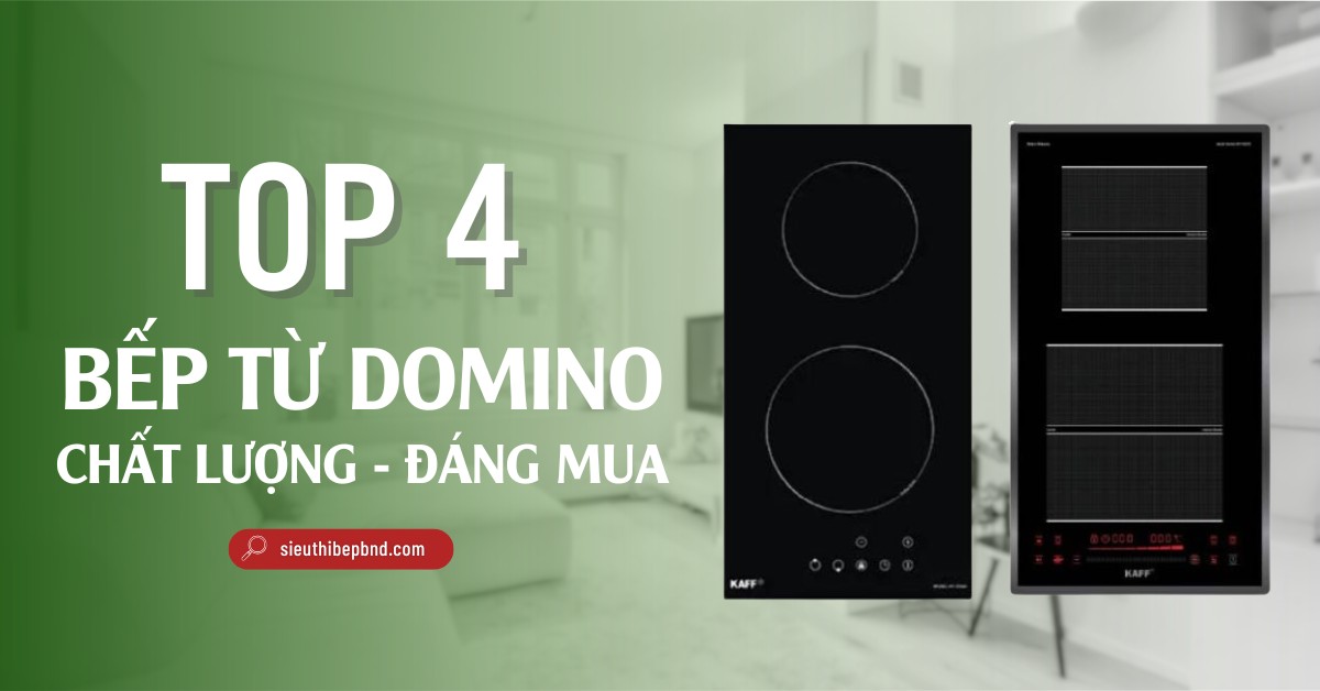 Bếp Từ Domino Là Gì? Gợi Ý 4 Bếp Từ Domino Chất Lượng Đáng Mua