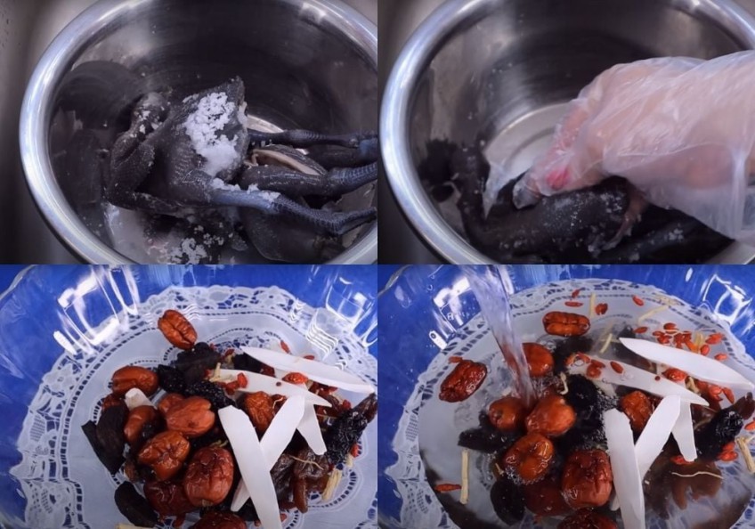 Cách làm gà tiềm thuốc bắc 3