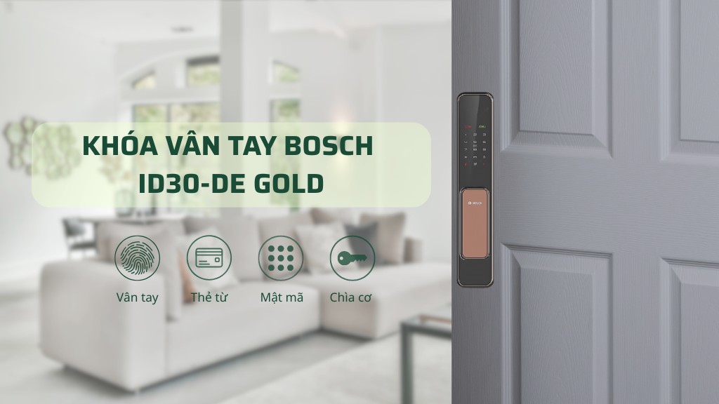Khóa vân tay Bosch giá rẻ ID30