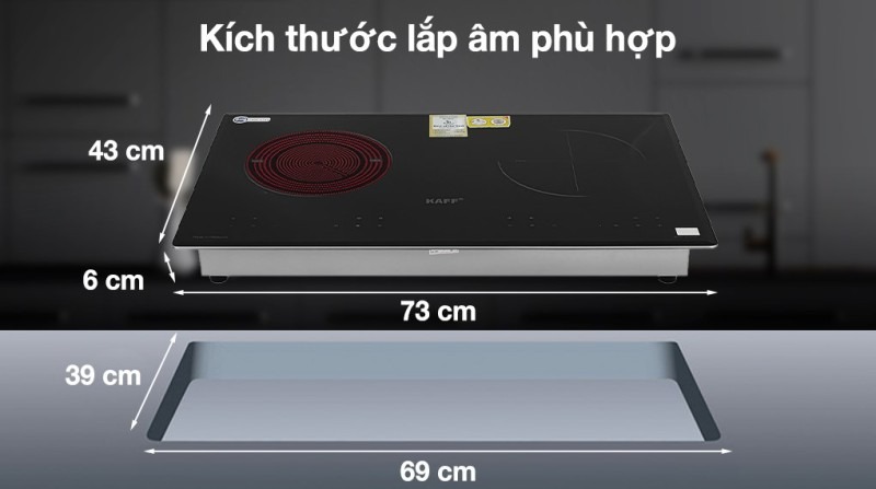 Cách lắp đặt bếp điện từ âm 1