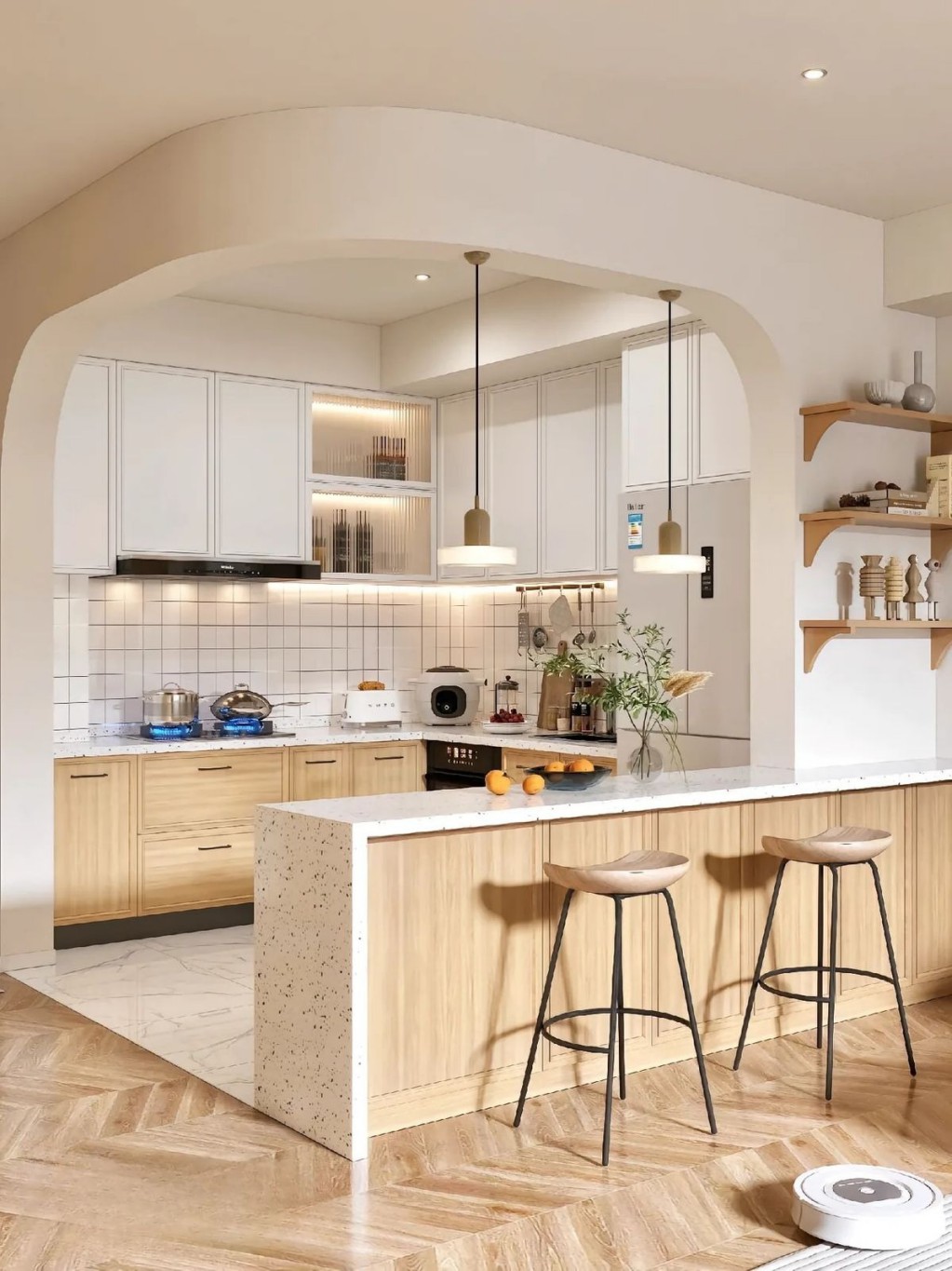 Ý tưởng trang trí nhà bếp nhỏ độc đáo ấn tượng 9