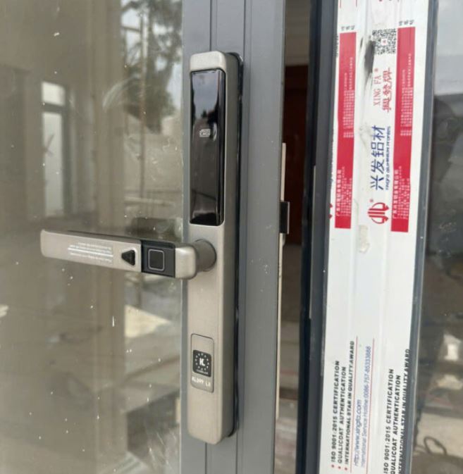 Khóa cửa nhôm KASSLER KL-599 SLIDE Gray 03