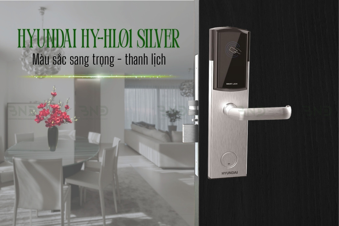 Khóa Khách Sạn HYUNDAI HY-HL01 Silver 02