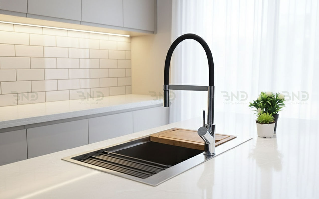 Vòi rửa bát thân mềm KONOX Bian